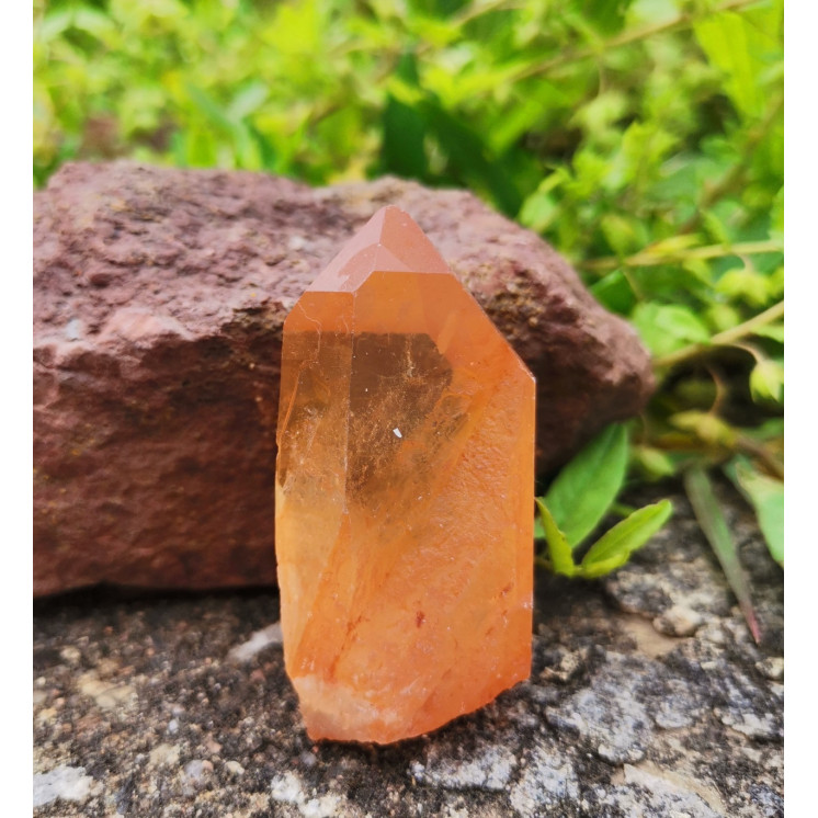 pointe en quartz tangerine