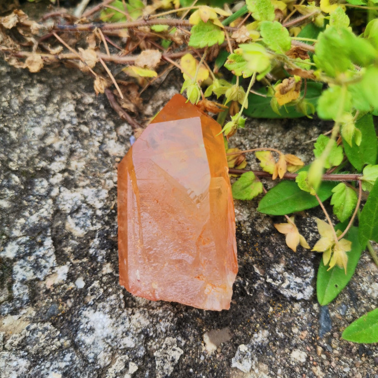 pointe en quartz tangerine