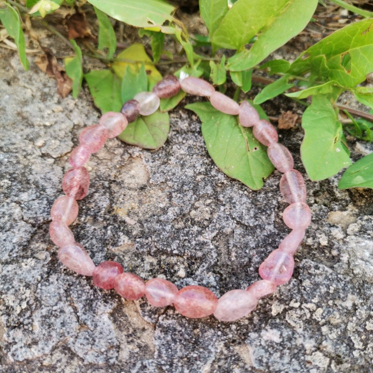 Bracelet Quartz Hematoïde