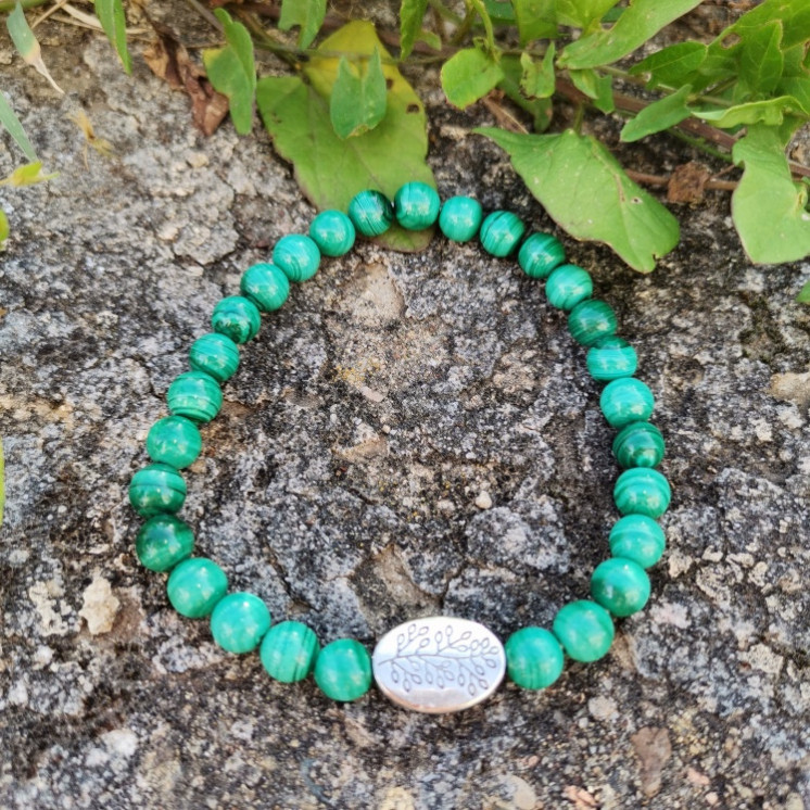 Bracelet en malachite