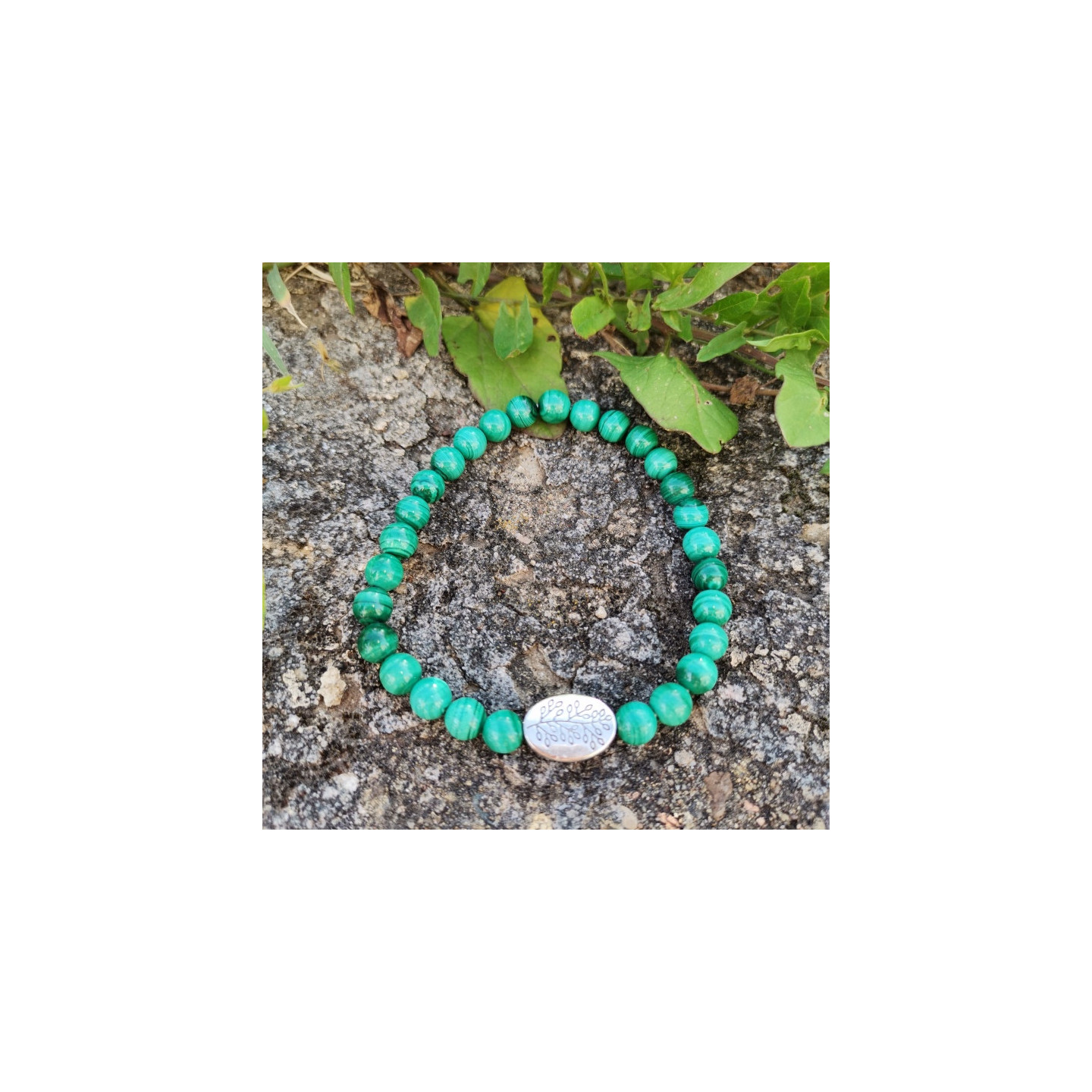 Bracelet en malachite