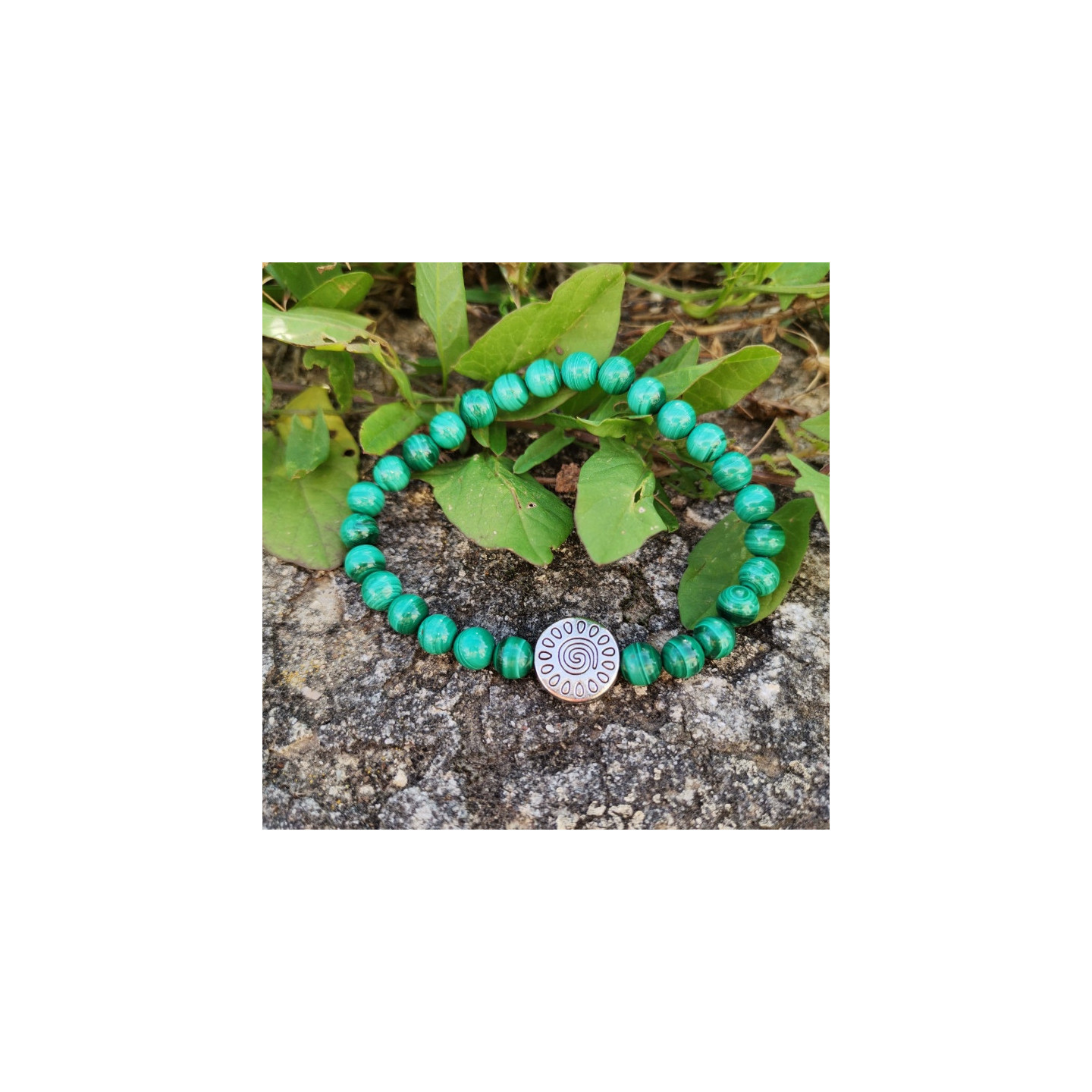 Bracelet en malachite