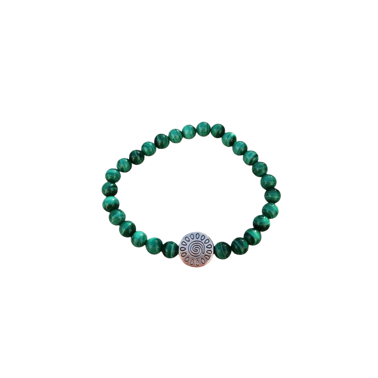 Bracelet en malachite