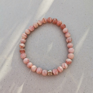 Bracelet en rhodochrosite