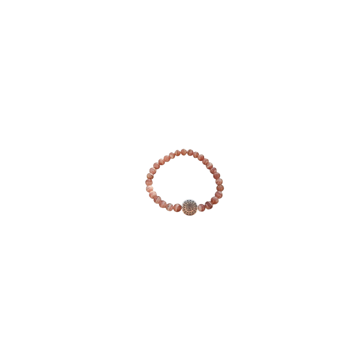 Bracelet en Rhodonite 6mm