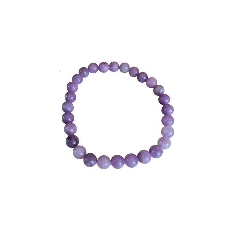 Bracelet en lépidolite