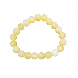 Bracelet en calcite jaune 8mm