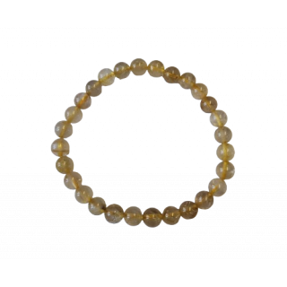 Bracelet Quartz rutile 6mm