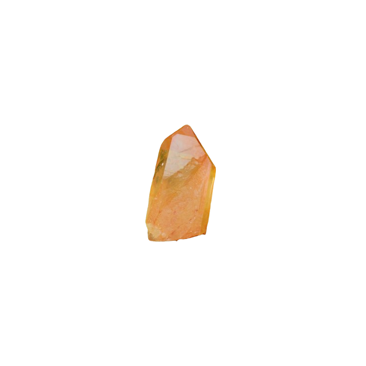 Pointe de quartz tangerine