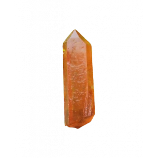 Pointe de quartz tangerine