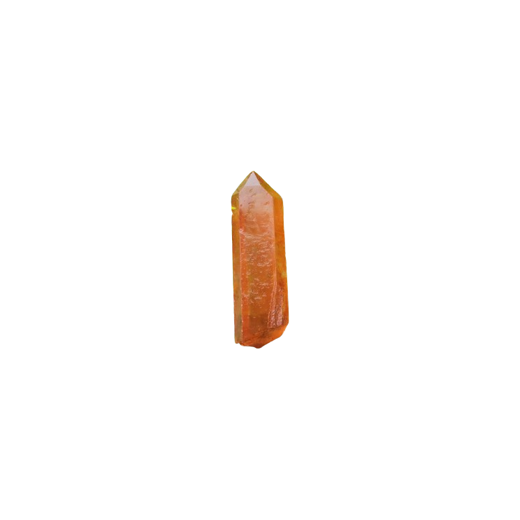 Pointe de quartz tangerine