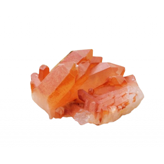 Druse de Quartz Tangerine en Brésil