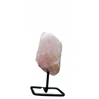 Quartz rose sur socle - modèle A