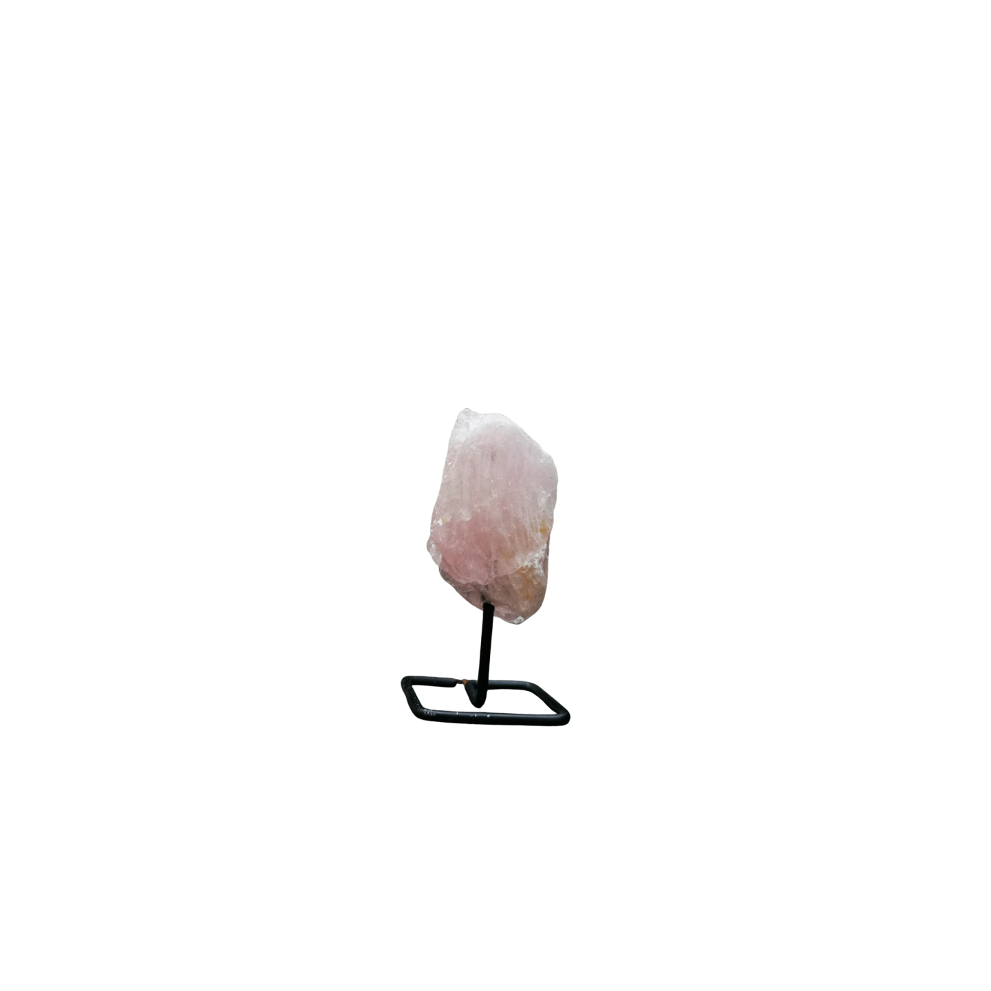 Quartz rose sur socle - modèle A