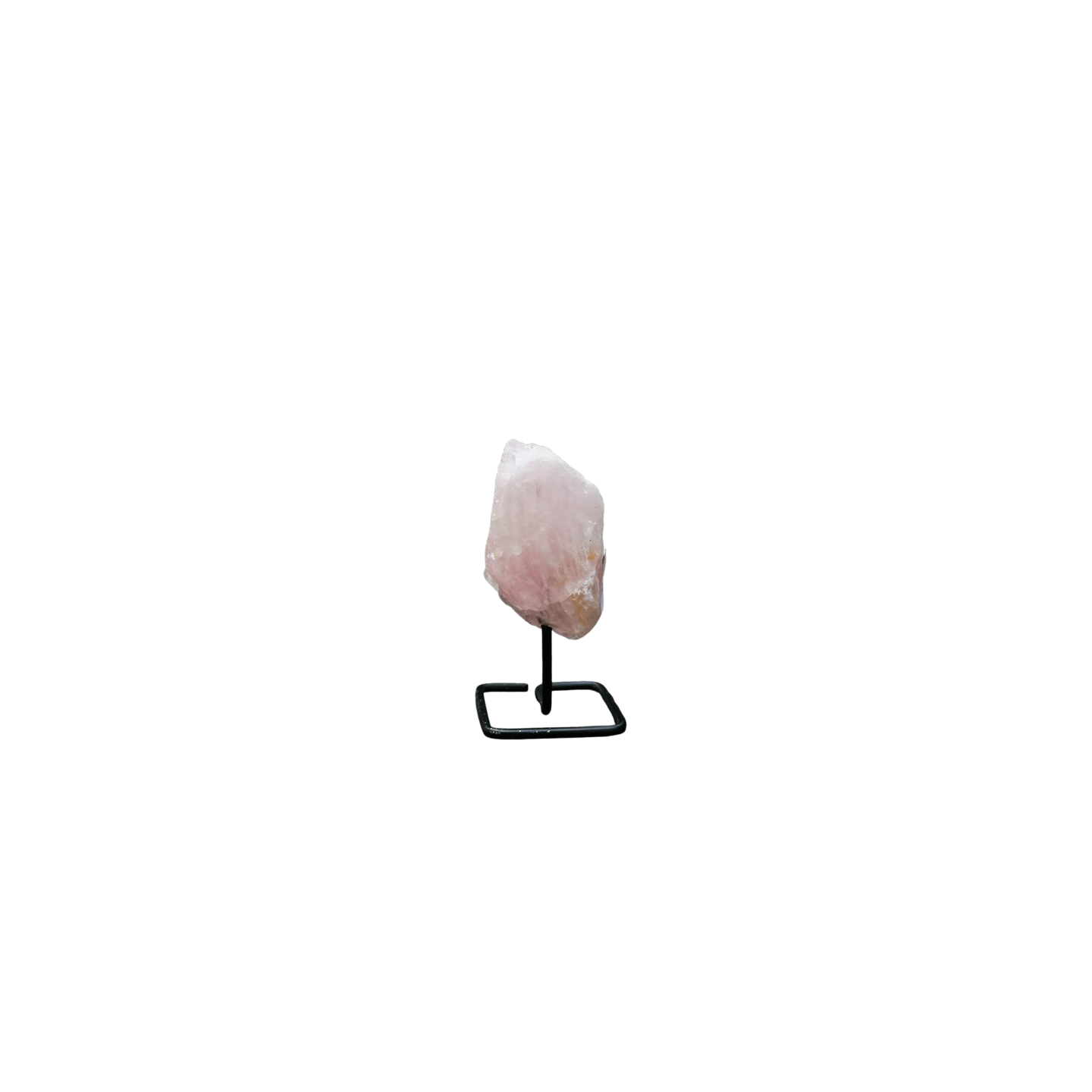 Quartz rose sur socle - modèle A