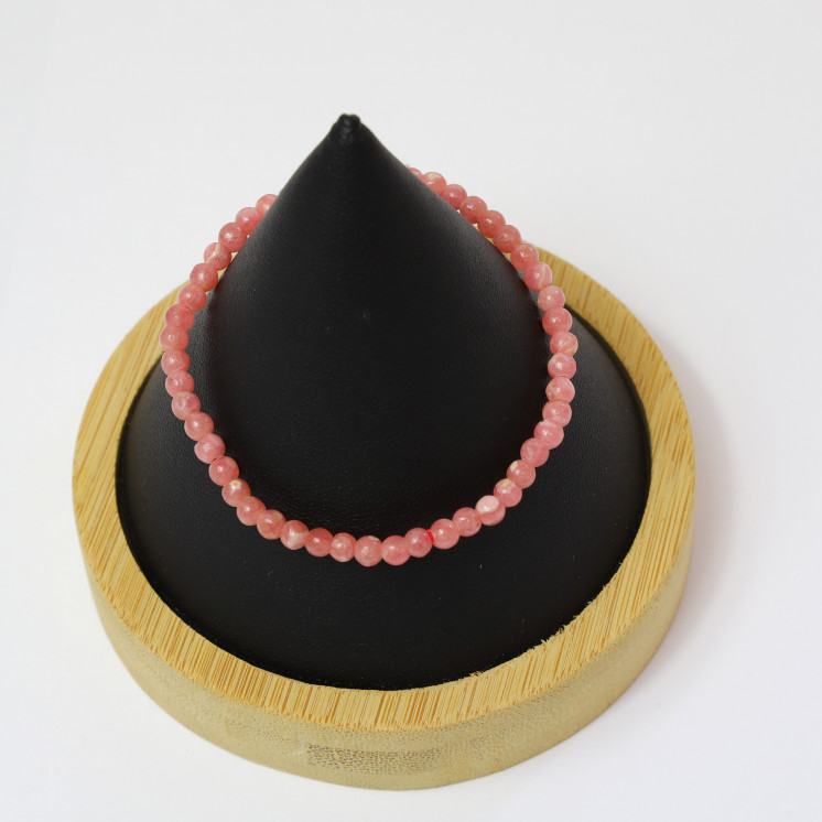 Bracelet en rhodochrosite