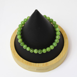 Bracelet en serpentine bowenite
