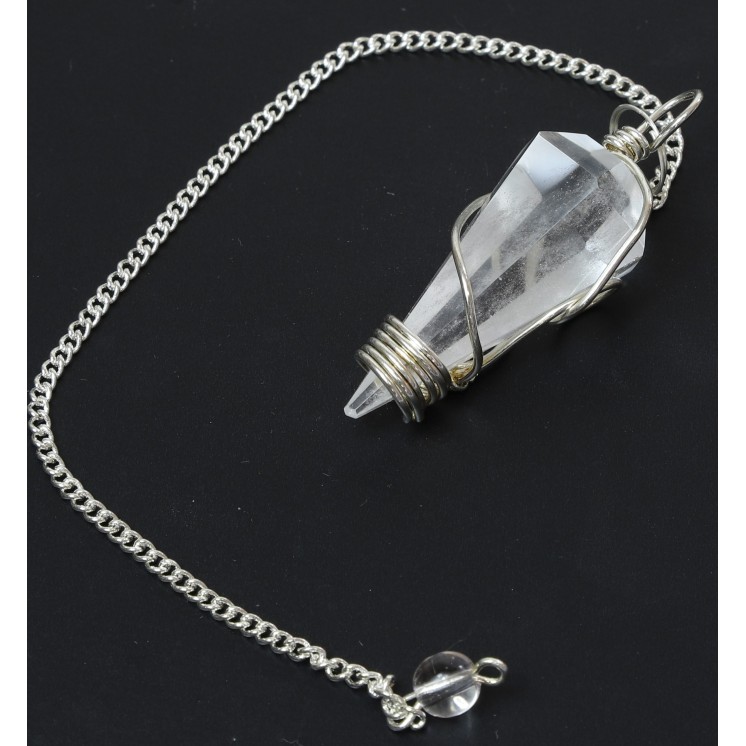 pendule cristal de roche