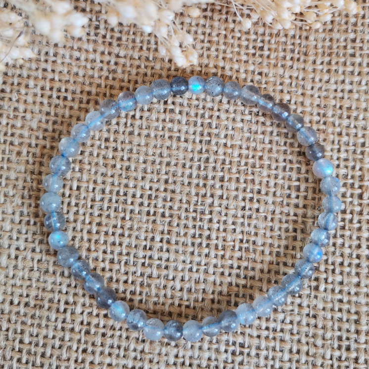 Bracelet labradorite 4mm