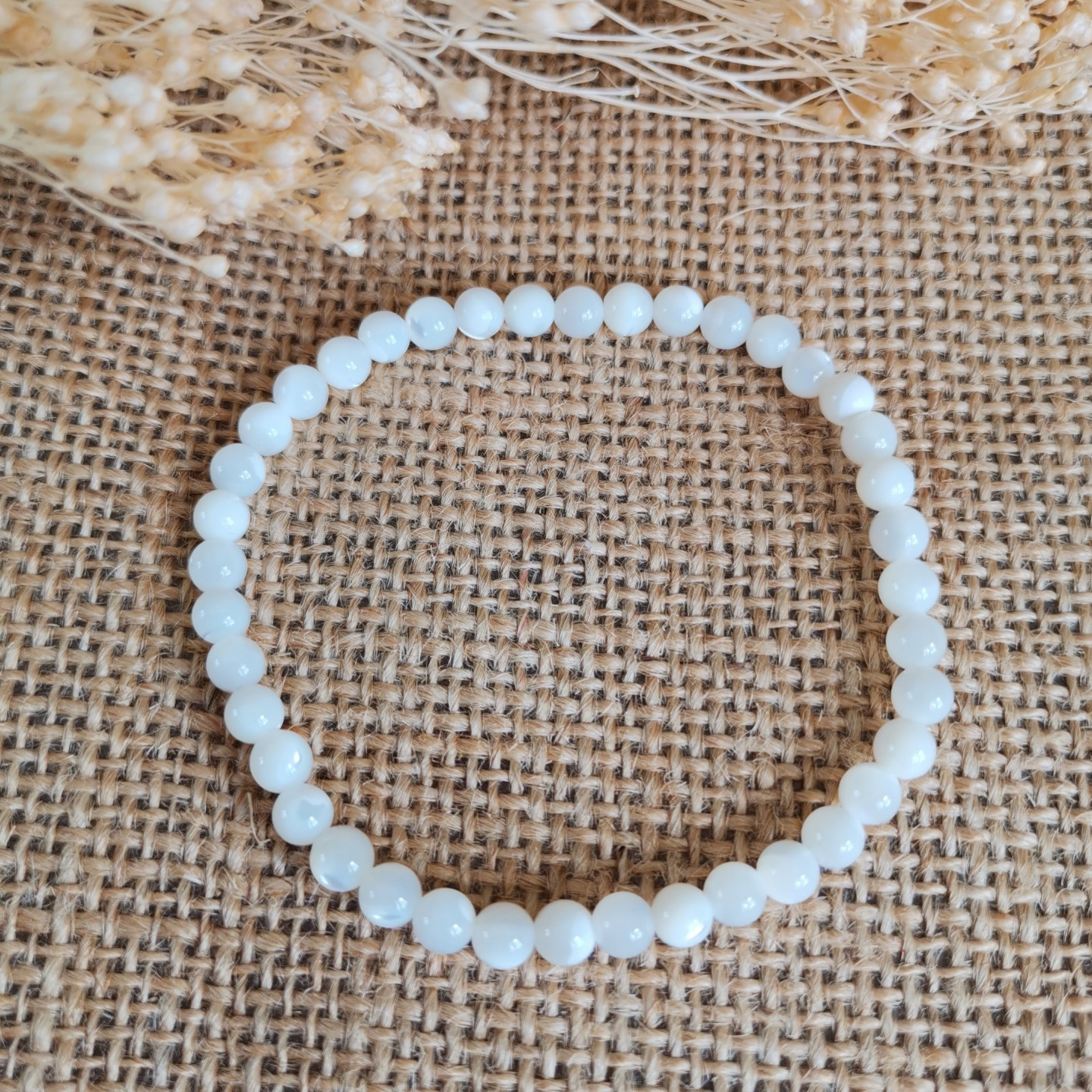 bracelet en nacre 4mm